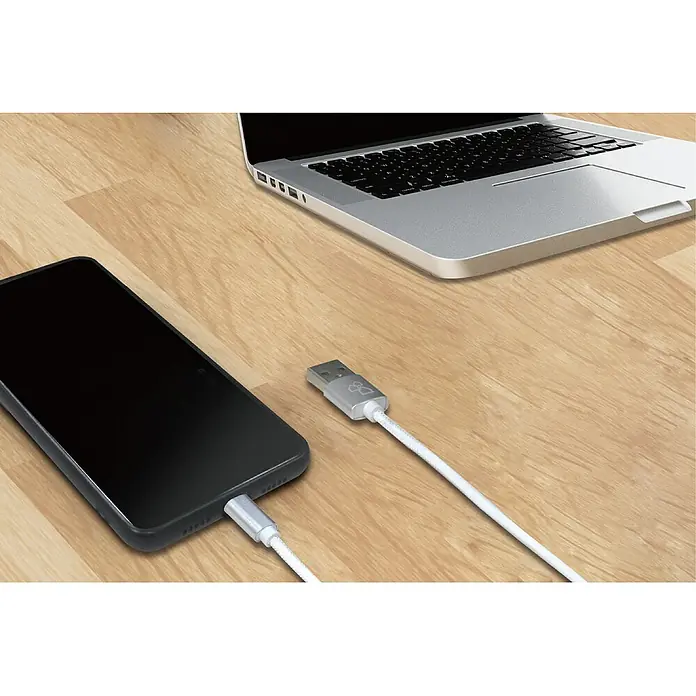 BAUHAUS USB-Kabel Typ-A - 3 m, USB A-Stecker, Weiß - Anwendungsbeispiel
