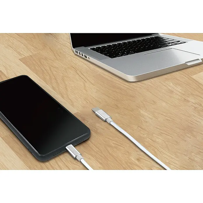 BAUHAUS USB-Kabel Typ-C - 1 m, Weiß - Anwendungsbeispiel