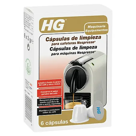 HG  Pastillas para limpieza Nespresso