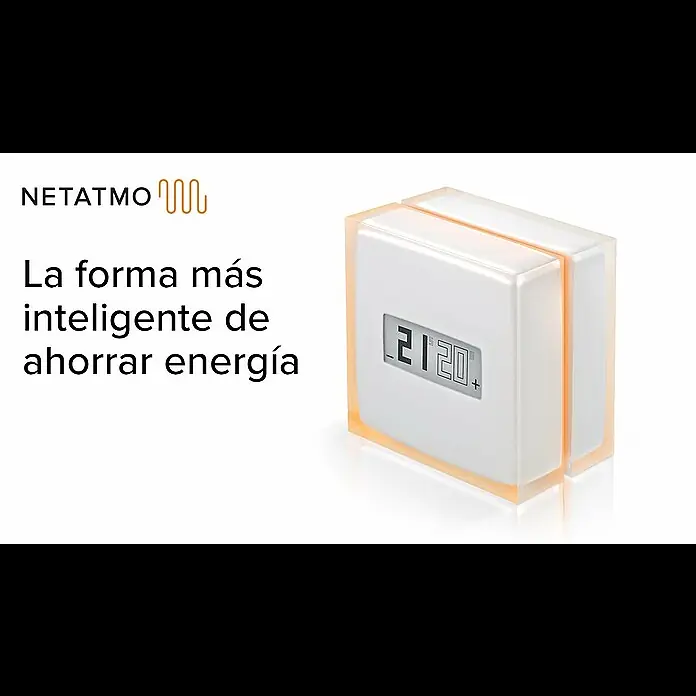 Netatmo Termostato inteligente - L x An x Al: 2,2 x 8,3 x 8,3 cm - La forma más inteligente de ahorrar energía – Termostato Inteligente Netatmo