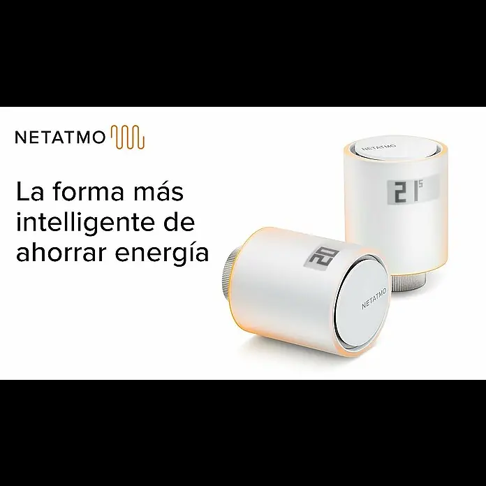 Netatmo Termostato de radiador Inteligente - M30 x 1,5 mm - La forma ms inteligente de ahorrar energa - Vlvulas Inteligentes Netatmo para Radiadores