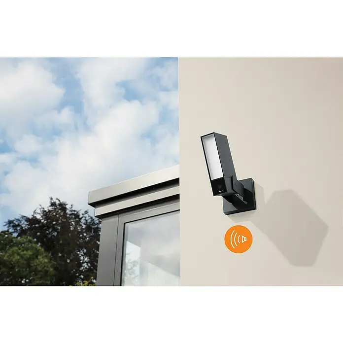 Netatmo Cámara de vigilancia con sirena - Específico para: Detección: personas, vehículos, animales, Alcance de detección: 15 m - Foto ambiente