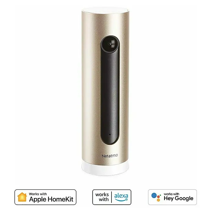 Netatmo Cámara para interior Welcome - 1.920 x 1.080 píxeles (Full HD), Ø x Al: 4,5 x 15,5 cm - Información del producto