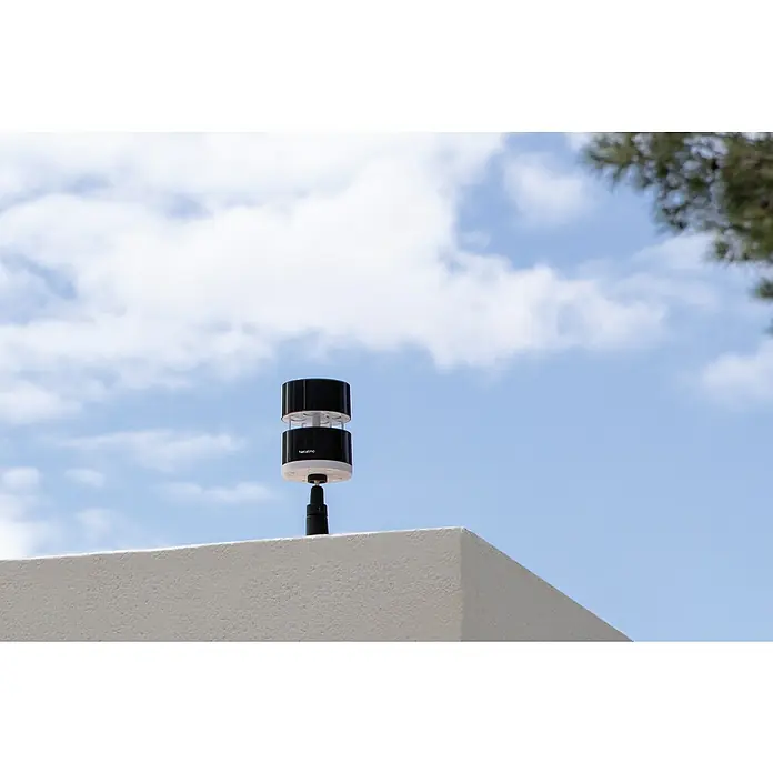 Netatmo Anemómetro - Funciona con pilas, Diámetro: 8,5 cm, Negro - Foto ambiente