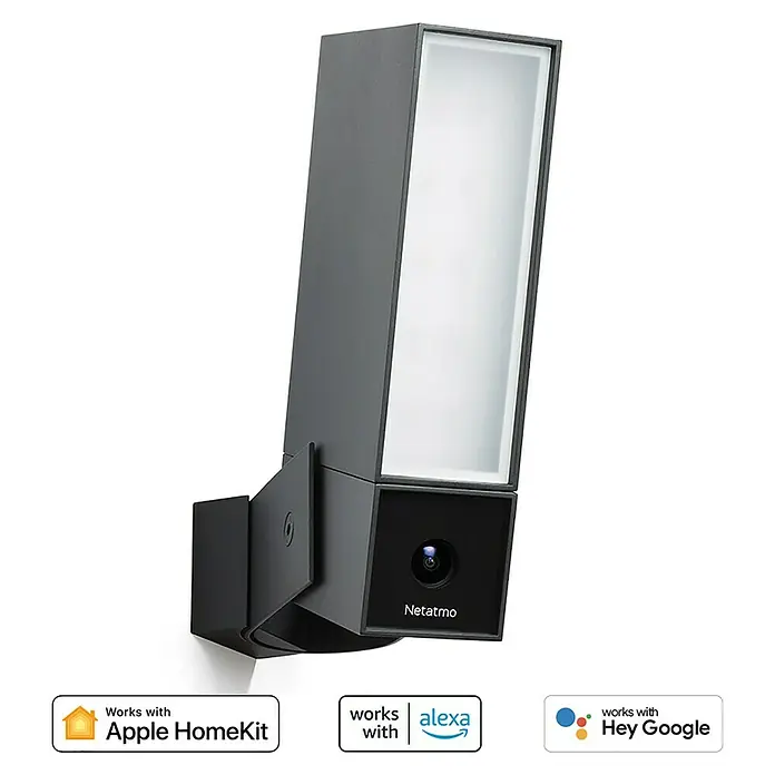 Netatmo Cámara de vigilancia Inteligente - Específico para: Cámara Exterior Inteligente, Ángulo de detección: 100 °, Alcance de detección: 15 m - Información del producto