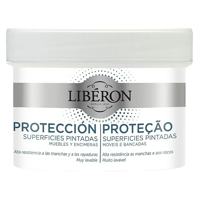 Libéron Pintura protectora para superficies pintadas - Incoloro, 250 ml - Vista frontal