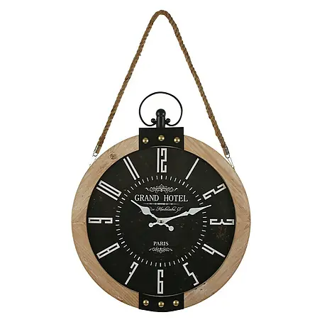Reloj de pared redondo Grand Hotel