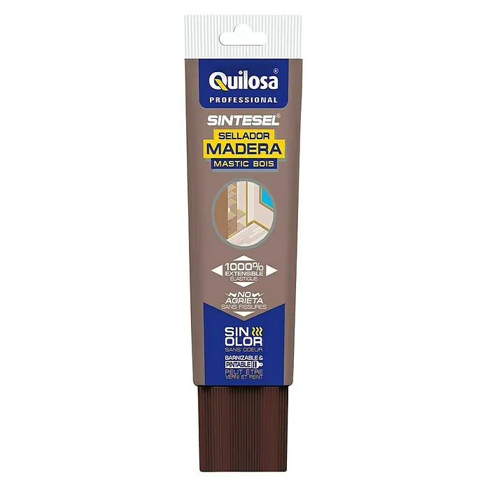 Quilosa Sellador para madera Sintesel - Gris oscuro, 125 ml - Vista frontal