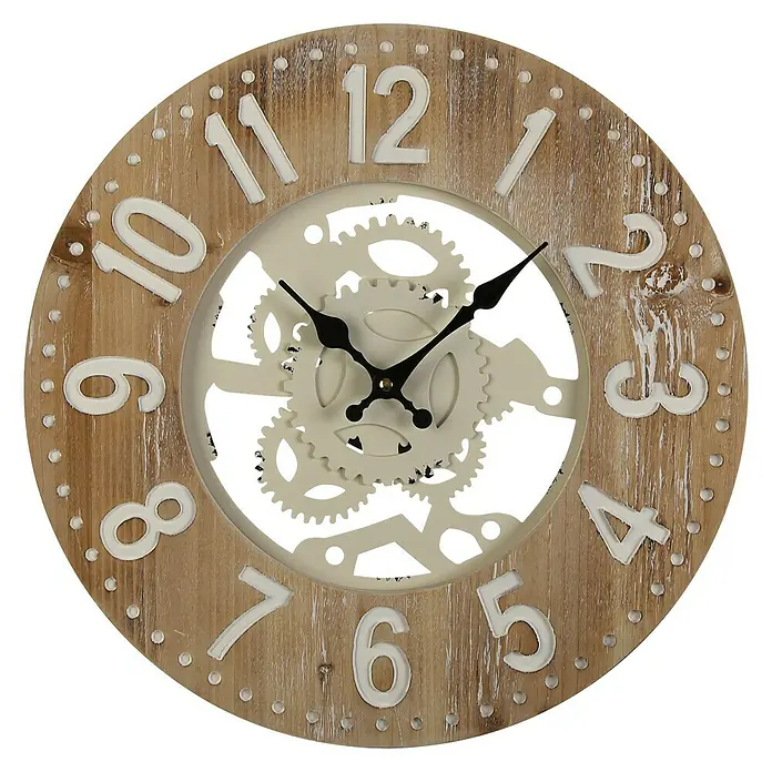 Reloj de pared redondo Industrial - Diámetro: 40 cm - Vista frontal