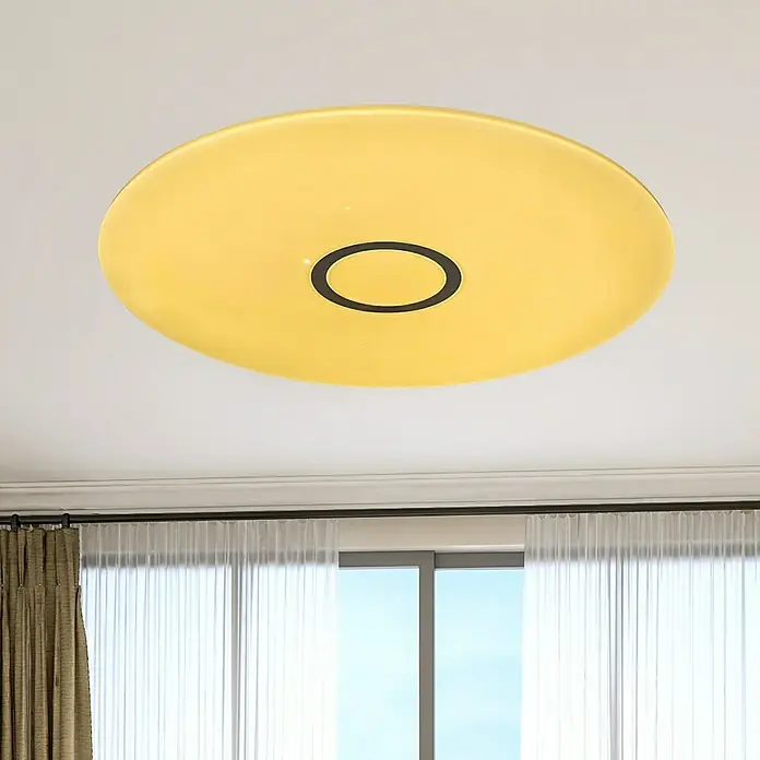 Tween Light LED-Deckenleuchte rund Skyler Star - 22 W, Ø x H: 540 mm x 7 cm, Opal, Warmweiß - Bildausschnitt