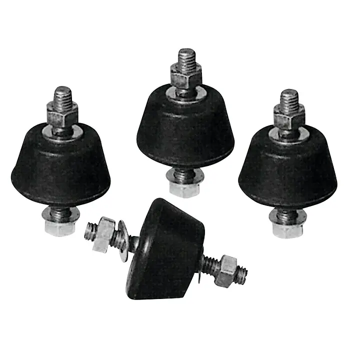 Amortiguador de vibraciones A45 - Negro, 4 - Vista frontal