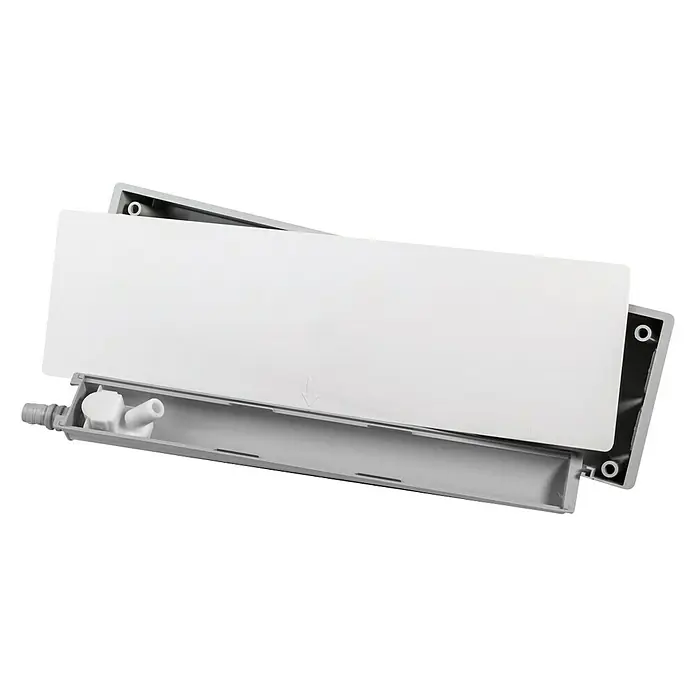 Caja de instalación con sifón - Blanco - Vista angular