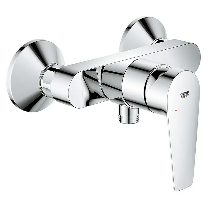 Grohe Start Edge Grifo monomando de ducha - Cromo, Brillante - Vista angular
