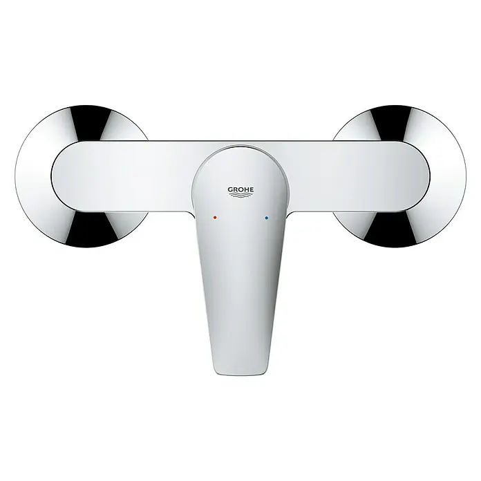 Grohe Start Edge Grifo monomando de ducha - Cromo, Brillante - Vista frontal
