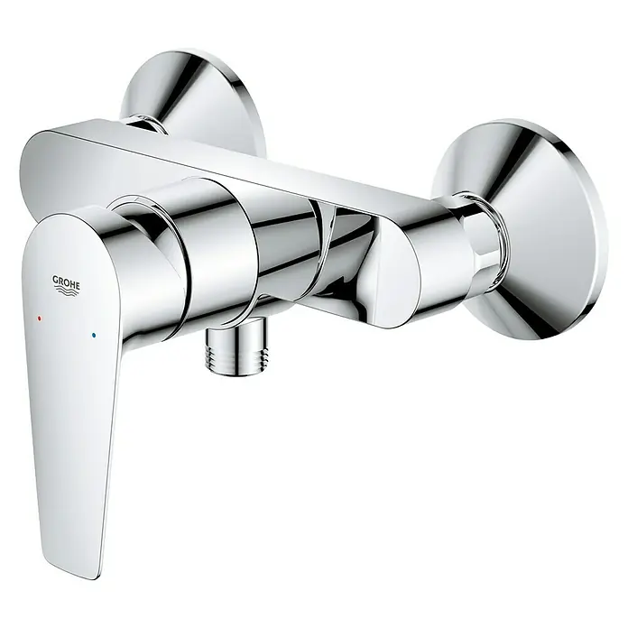 Grohe Start Edge Grifo monomando de ducha - Cromo, Brillante - Vista angular
