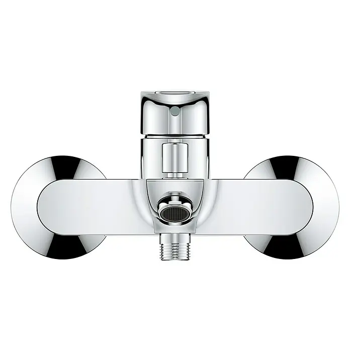 Grohe Start Edge Badewannenarmatur - Chrom, Glänzend - Vorderansicht