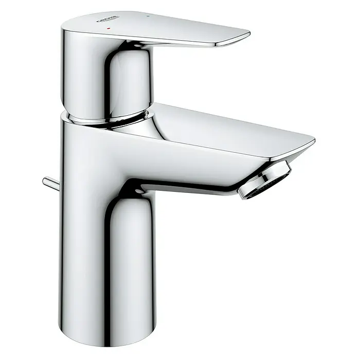 Grohe Start Edge Grifo de lavabo S - Cromo, Brillante - Vista angular