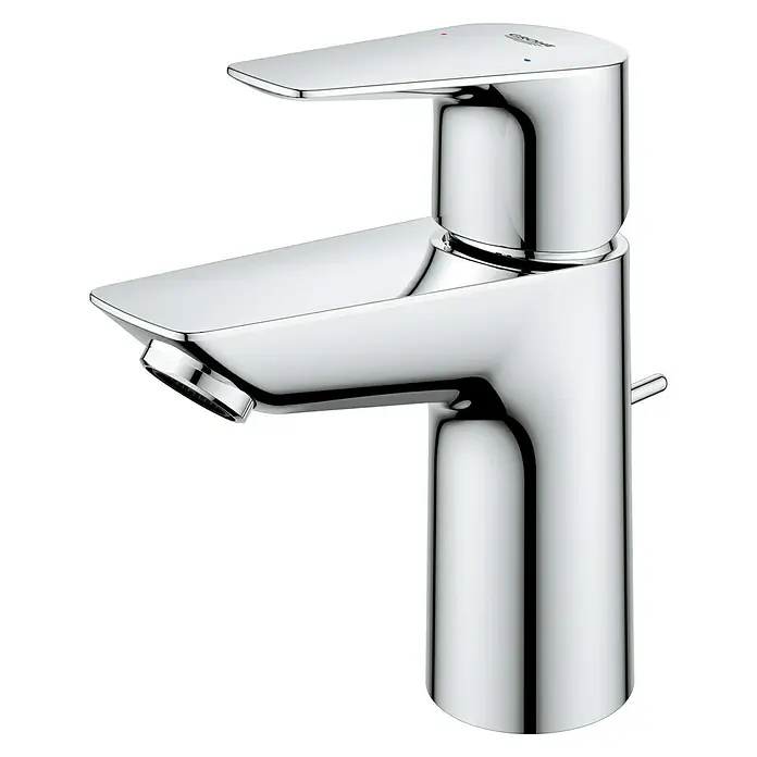 Grohe Start Edge Grifo de lavabo S - Cromo, Brillante - Vista angular