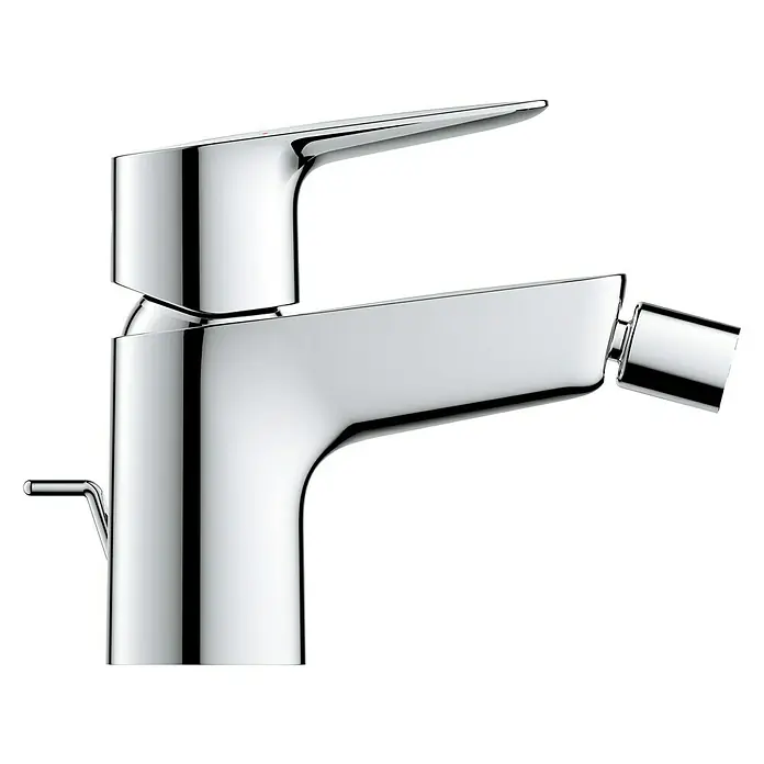 Grohe Start Edge Grifo monomando de bidé - Cromo, Brillante - Vista de perfil derecho