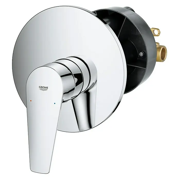 Grohe Start Edge Grifo de ducha UP - Cromo, Brillante - Vista angular