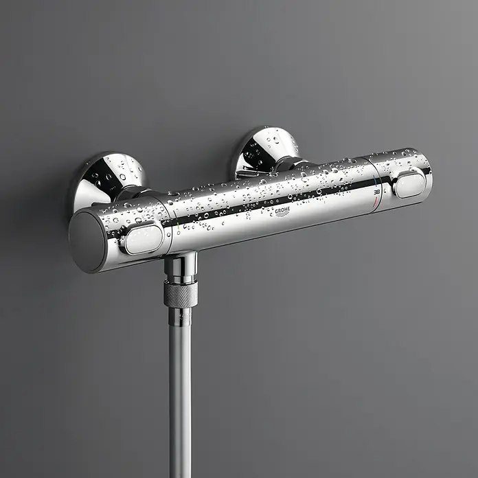 Grohe Brausethermostat Precision Flow - Chrom, Glänzend - Stimmungsaufnahme