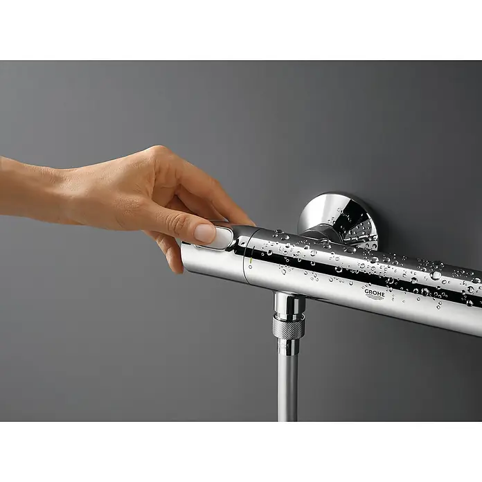 Grohe Brausethermostat Precision Flow - Chrom, Glänzend - Anwendungsbeispiel
