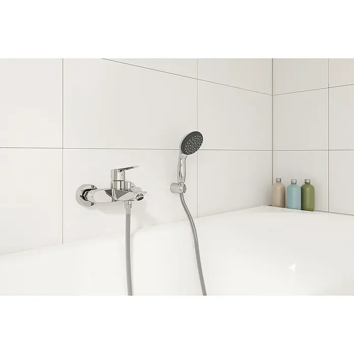 Grohe Start Grifo monomando de bañera + conjunto ducha - Cromo, Brillante - Foto ambiente
