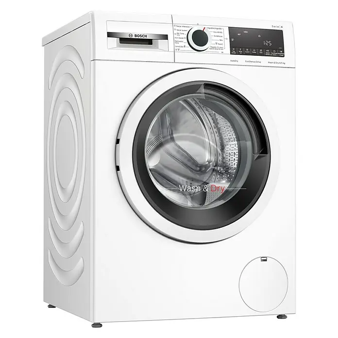 Bosch Lavadora secadora WNA13400ES - 8 kg, Número de programas de lavado: 12 ud. - Vista angular