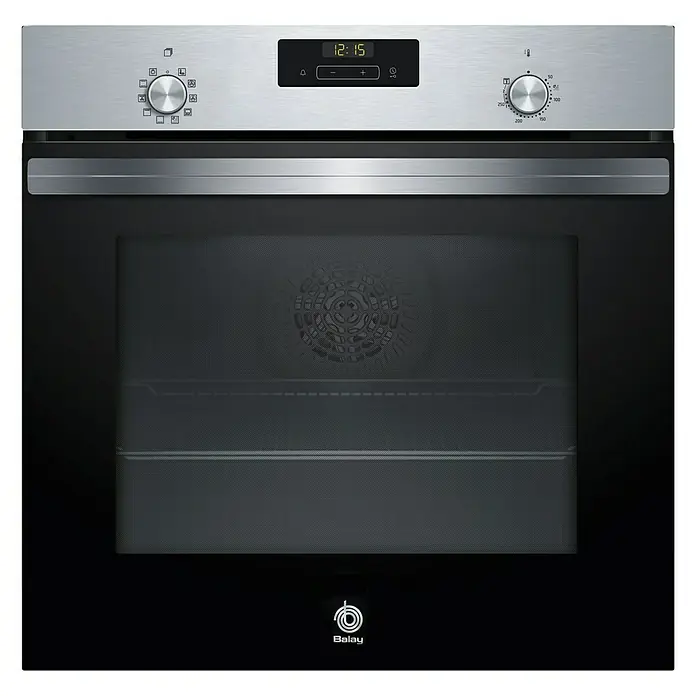 Balay Horno empotrado 3HB4131X2 - Número de tipos de calentamiento: 7 ud., Volumen horno: 71 l - Vista frontal