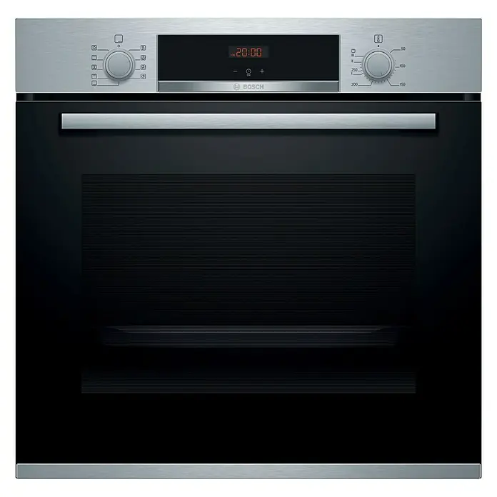 Bosch Horno empotrado HBA512ES0 - Número de tipos de calentamiento: 7 ud., Volumen horno: 71 l - Vista frontal