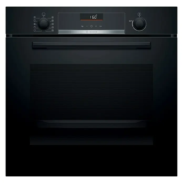 Bosch Horno empotrado HBA5360B0 - Número de tipos de calentamiento: 7 ud., Volumen horno: 71 l - Vista frontal