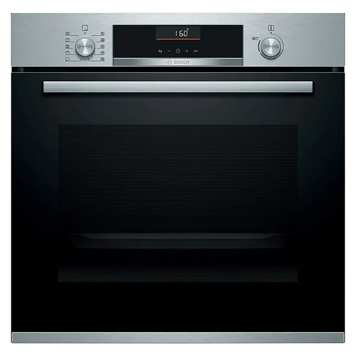 Bosch Horno empotrado HBA5360S0 - Número de tipos de calentamiento: 7 ud., Volumen horno: 71 l - Vista frontal