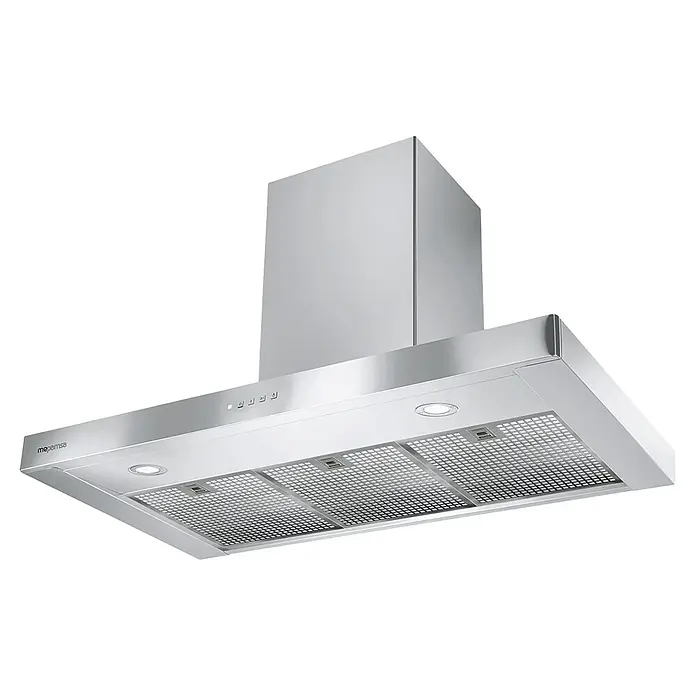 Mepamsa Campana de pared Stilo Green Power - Ancho: 90 cm, Potencia de aire máx.: 700 m³/h, Plateado - Vista angular