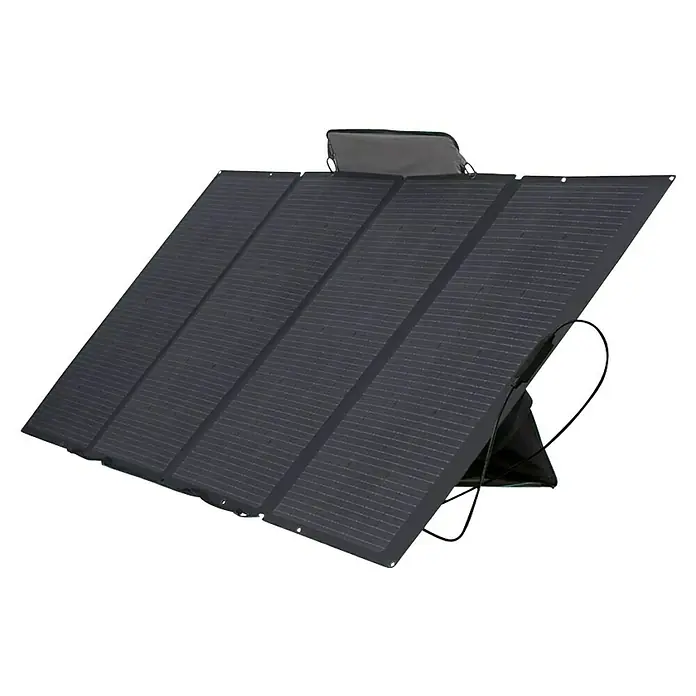 EcoFlow Solarmodul - 400 W, L x B x H: 236,5 x 105,8 x 2,5 cm - Diagonale Ansicht