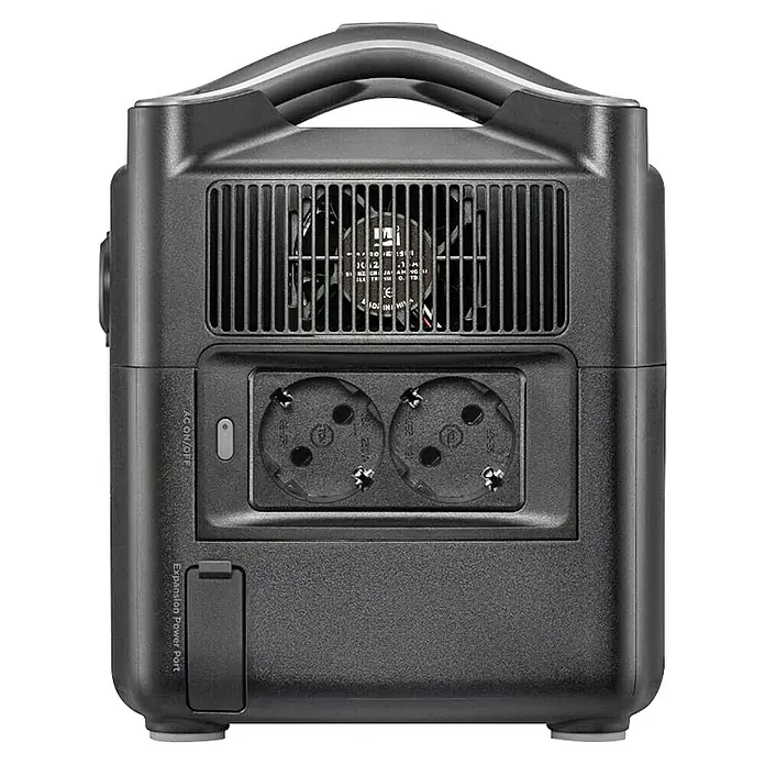EcoFlow Prijenosna energetska stanica River 600 Pro - 720 Wh, 600 W - Pogled straga