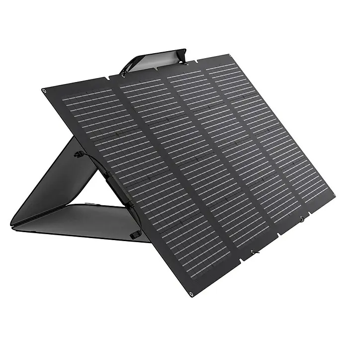 EcoFlow Módulo solar Plegable - 220 W, L x An x Al: 2,5 x 82 x 183 cm - Vista angular