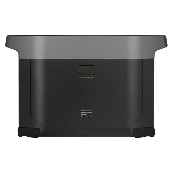 EcoFlow Baterija Delta Max - 2.016 Wh, Crne boje - Pogled sprijeda