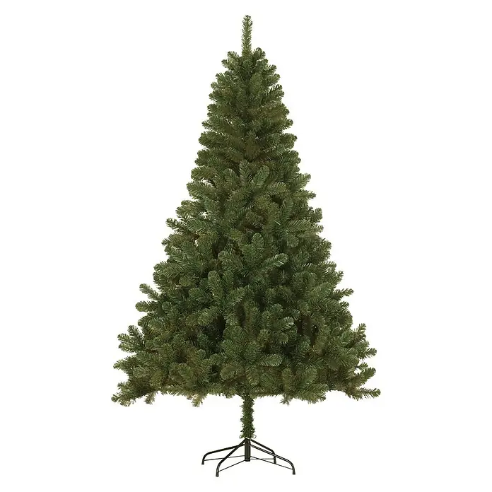 Árbol de Navidad artificial Canmore - 155 cm, Verde, Natural - Vista frontal