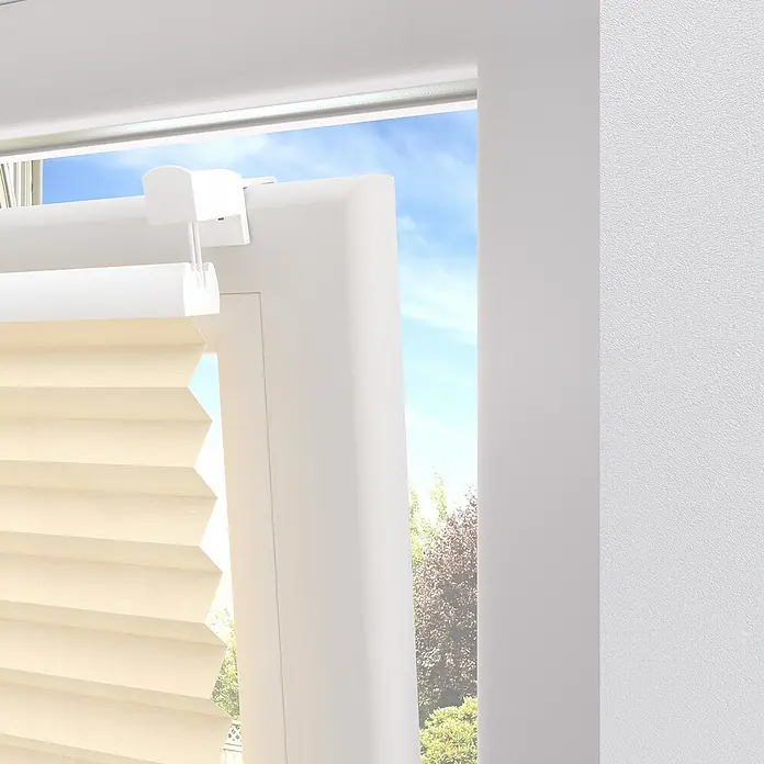 Plissee Basic VS TL - B x H: 75 x 220 cm, Creme - Detailaufnahme