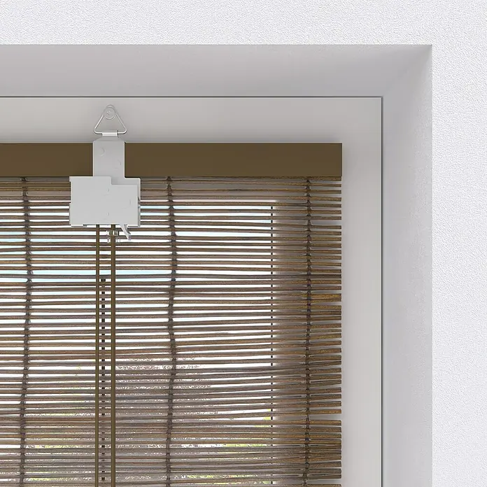 Rollo Basic - B x H: 120 x 160 cm, Braun - Detailaufnahme