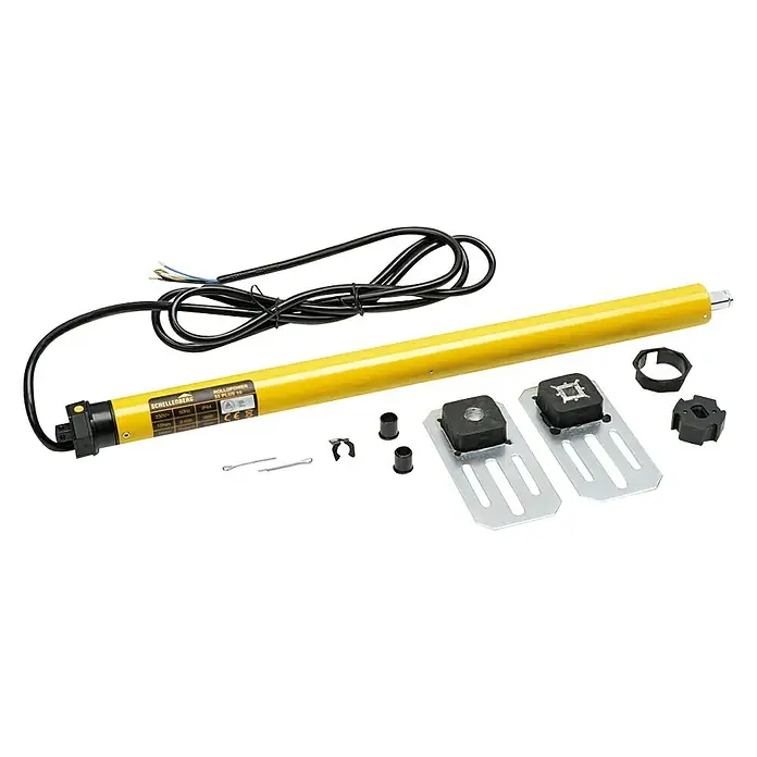 Schellenberg Rohrmotor Mini Plus 10 - Max. Rollladenfläche: 6 m² bei Kunststoffrollläden, Einbaulänge: 570 mm, Zugkraft: 25 kg - Ansicht von oben