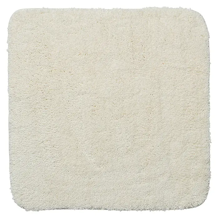 Sealskin Badkamermat Angora - 60 x 60 cm, Off-White, 100% Polyester - Bovenaanzicht