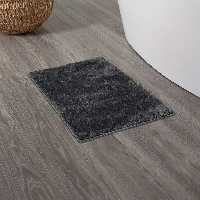 Sealskin Badkamermat Doux - 80 x 50 cm, Donkergrijs, 100% Polyester - Sfeeropname