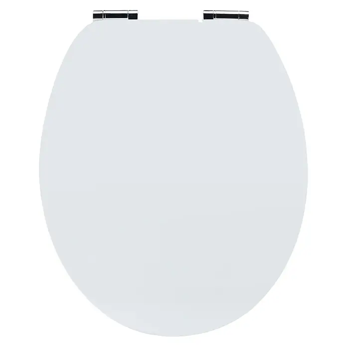 Poseidon WC-Sitz Seramiko - Mit Absenkautomatik, MDF, Weiß - Draufsicht