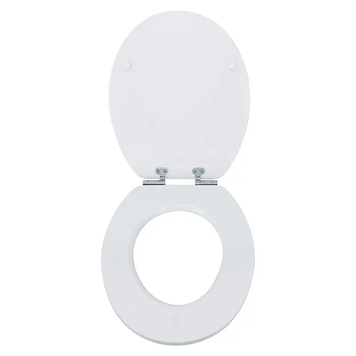 Poseidon WC-Sitz Seramiko - Mit Absenkautomatik, MDF, Weiß - Vorderansicht