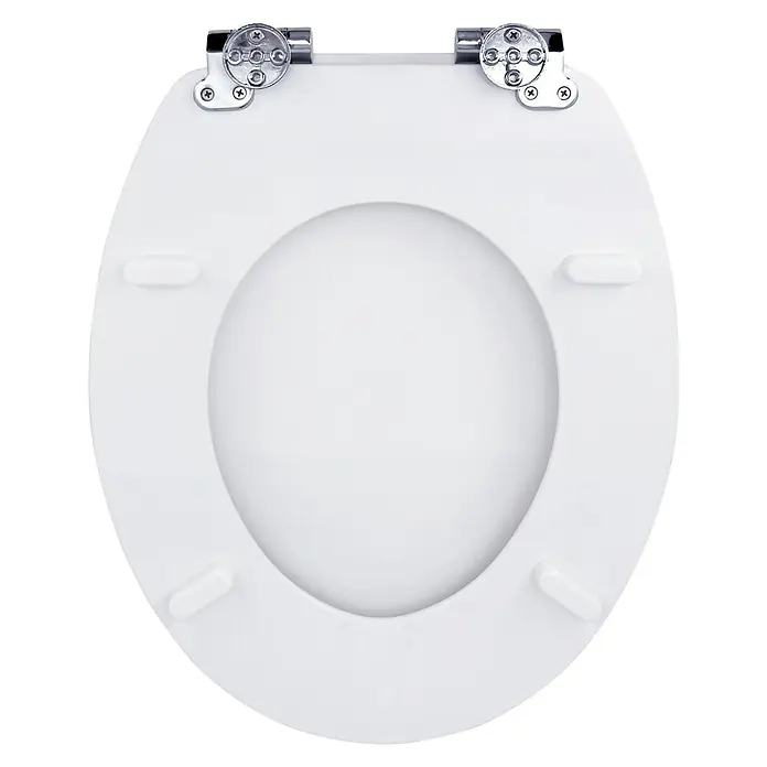 Poseidon WC-Sitz Seramiko - Mit Absenkautomatik, MDF, Weiß - Ansicht von unten