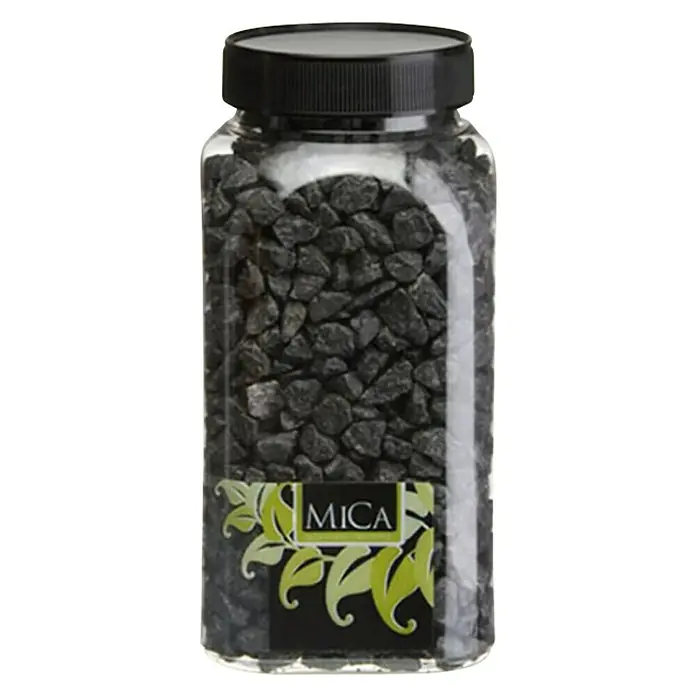 Piedras decorativas - Negro, 1 kg - Vista frontal