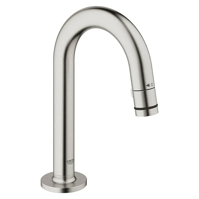 Grohe Fonteinkraan Universal - Supersteel, Mat - Diagonaal zicht