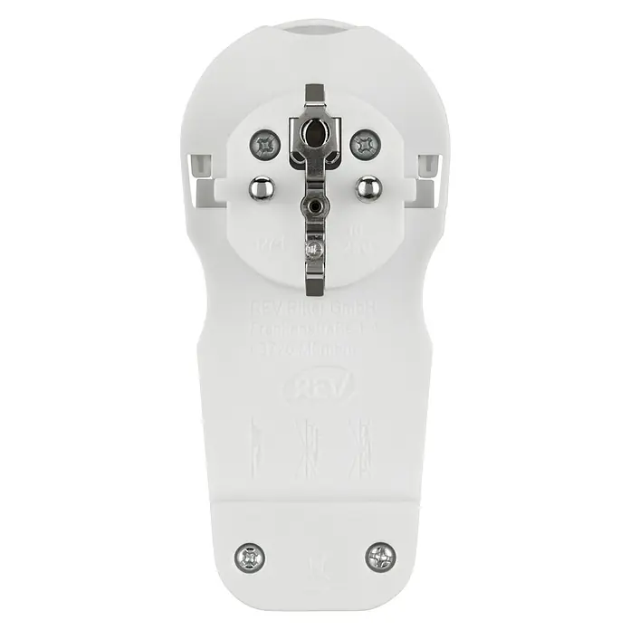 Voltomat Flachstecker - Weiß - Ansicht von unten