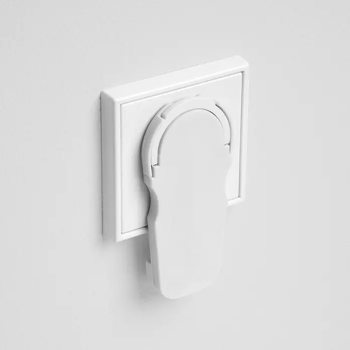 Voltomat Flachstecker - Weiß - Anwendungsbeispiel